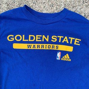 Adidas~NBA Golden State Warriors Tee~Blue